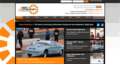 Desktop Screenshot of abbeymotorsport.co.uk